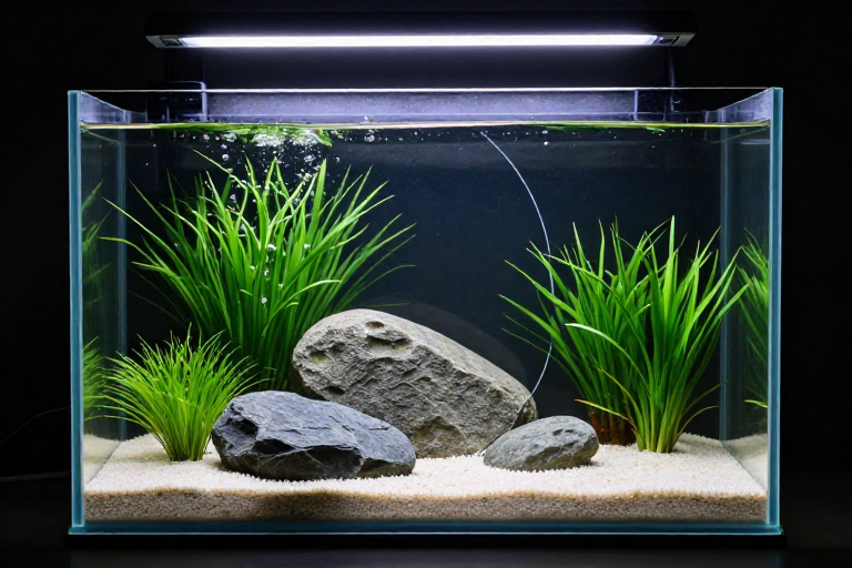 10 Gallon Iwagumi High Tech Setup Aquascape