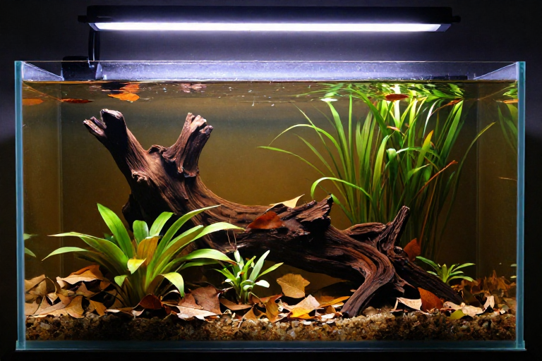 20 Gallon Long Biotope Low Tech Setup Aquascape
