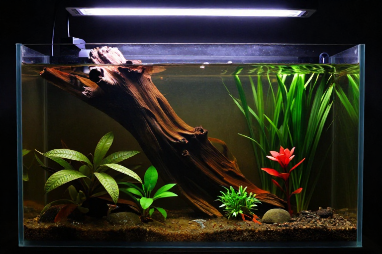 20 Gallon Long Blackwater Mid Range Setup Aquascape