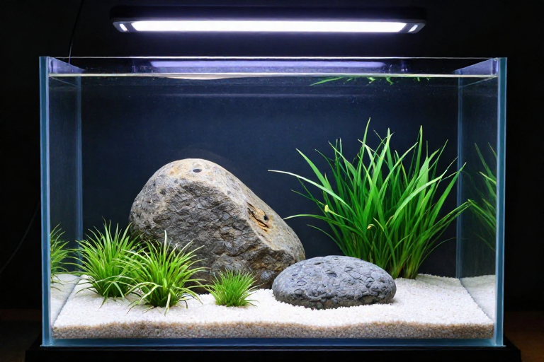 5 Gallon Iwagumi Mid Range Setup Aquascape